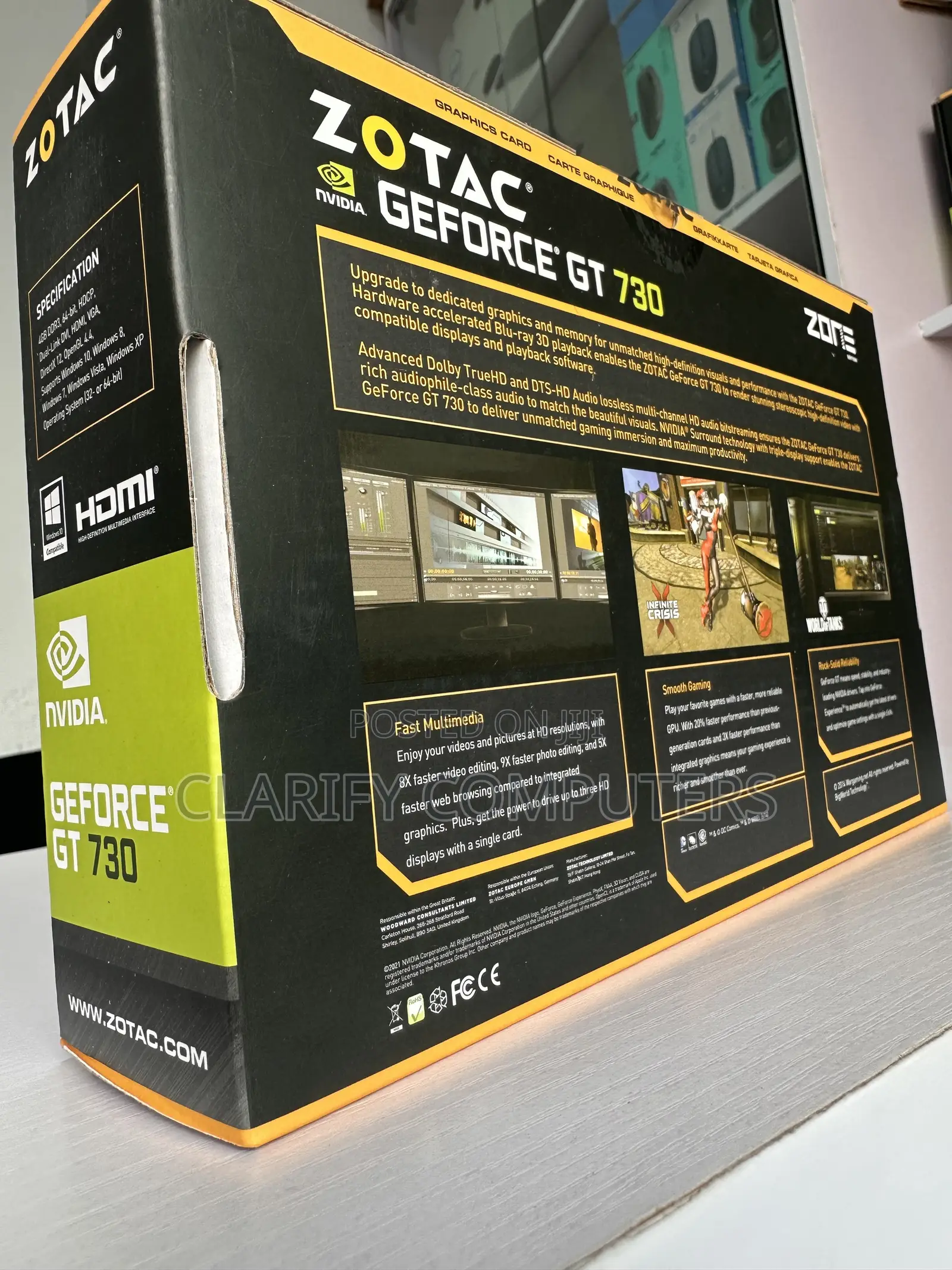 Zotac Geforce Gt 730 4gb Graphics Card