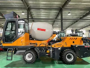 3.5cubic Oceanic Mobile Selfloading Concrete Mixer Truck