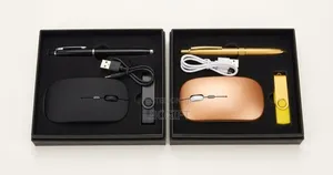 3 In 1 Set Of Mouse Pen And Flash Drive