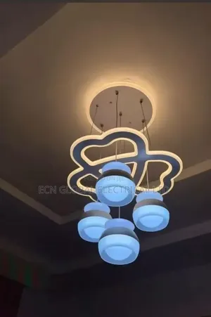Modern Led Cloud Chandelier – 3 Color Light, Ball Drop Ceiling Light