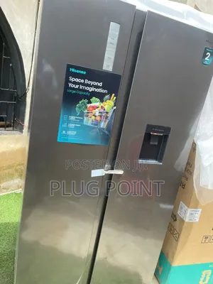 Hisense 529l Double Door Side-by-Side Fridge With Water Dispenser
