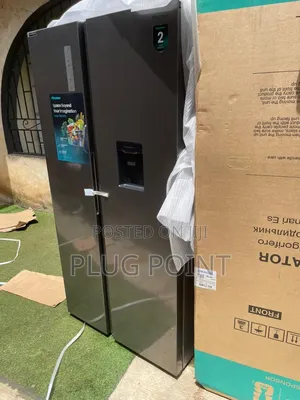 Hisense 529l Frost-Free Side-by-Side Refrigerator – Gray