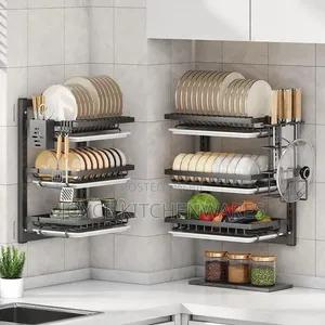 Double Layer Wall Mounted Dish Rack