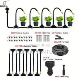 Adjustable Drip Irrigation Copper Nozzle Watering Garden Plants