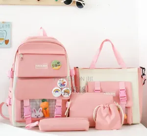 Haolida Cute Backpack 5 Pieces Set
