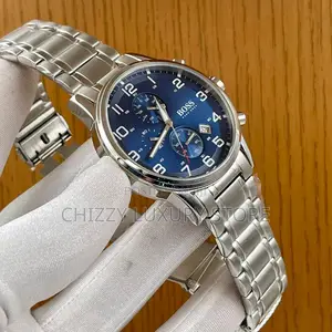 Hugo Boss Quality Luxury Men Chain Strap Wristwatch