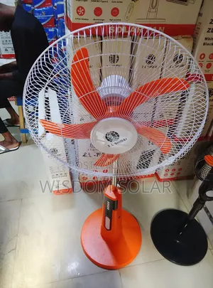 18 Inches Rechargeable Solar Fan Come With Solar Panel Remote and Bob