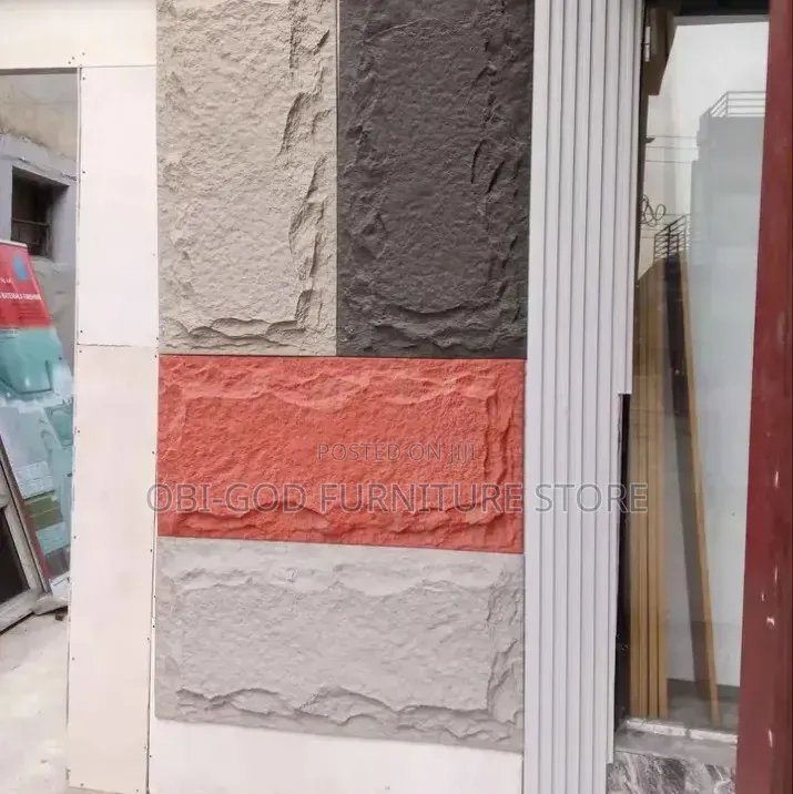 Pu Stone Wall Panel / 3d Decorative Wall Cladding for Interior