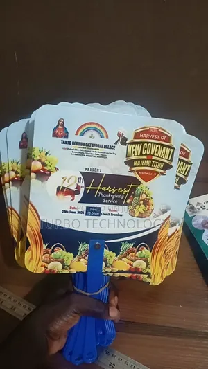 Customized Hand Fan Printing for Weddings, Birthdays Events