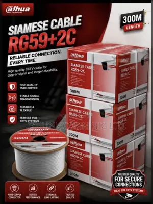 Original Dahua Rj59 Cable Video With Power