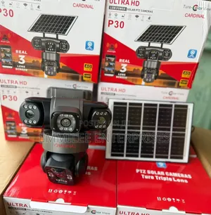 PTZ Solar 3 Lens Camera