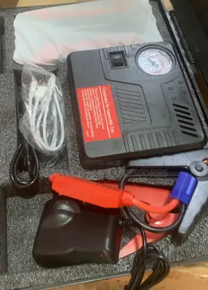 4-in-1 Car Jump-Starter With Air Compressor Usb 4 Usb for Charging