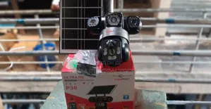 High Quality 3lense Rotate V380 Triple Lens PTZ Solar Camera T33