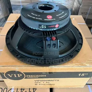 Vip 15" Inches 5500watts 100 Coil.