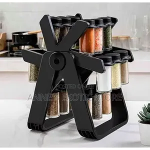 18-Jar 360° Rotating Ferris Wheel Spice Rack Organizer