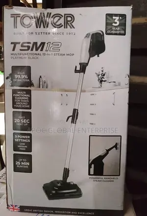 Tower Tsm12 Multi-Functional 12-in-1 Steam Mop