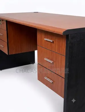 Premium Executive Office Desk With Two Sides Triple Drawers
