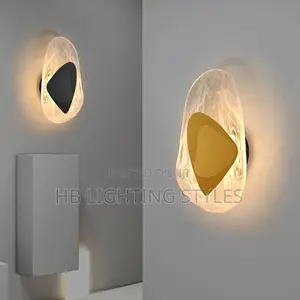 Black or Gold Luxury Glass Wall Light