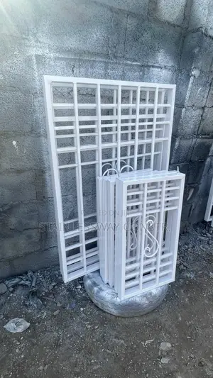 Pipe White Bars Window Burglary