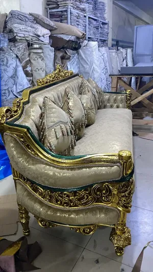 Quality 8 Seater Living Room Fabric Made Royal Sofa Chair.