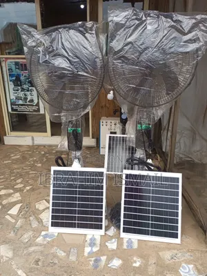 AC/Dc Solar Rechargeable Fan