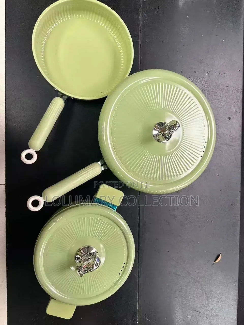 3pcs Ceramic Pot Set