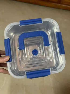 1800ml Aluminum Plate With Lid | Multipurpose Food Serving Tray