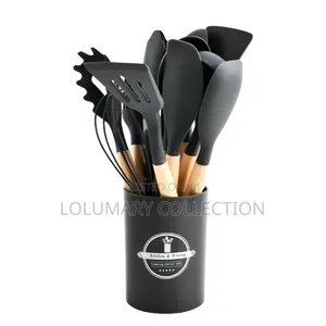 12pcs Silicone Cooking Spoon Set