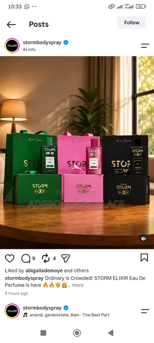 Storm Elixir Perfume