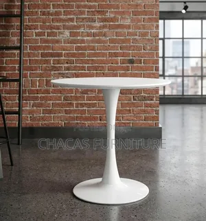 Premium White Tulip Round Dining Bistro Table
