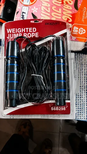Gym Quality Weighted Skipping Rope | Fast Weight Loss Exercise