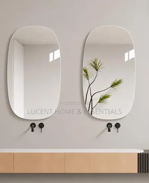 Frameless Capsule Wall Mirrors – Modern Home Decor