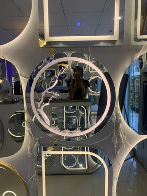 Elegant 3d-Effect Frosted Tree Led Mirror for Luxury Bathrooms