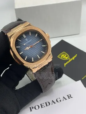 Poedagar Regalia (Nautilus Homage) Quartz Watch in Rose Gold