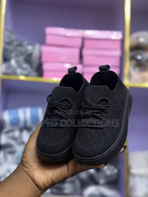 Kids Black Sneakers