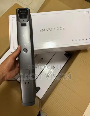 Tuya Smart Lock, Featuring a Sleek Black Finish