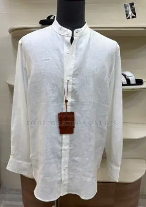 *Original Loro Piana Pure Linen Shirt Available in Store M —— XXL