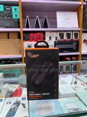 Porodo Pdx324 Triple Mode Wireless Gaming Mouse 12000 Dpi RGB