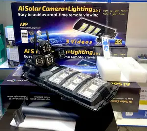 Ai Solar Camera With Street Light 2-in-1