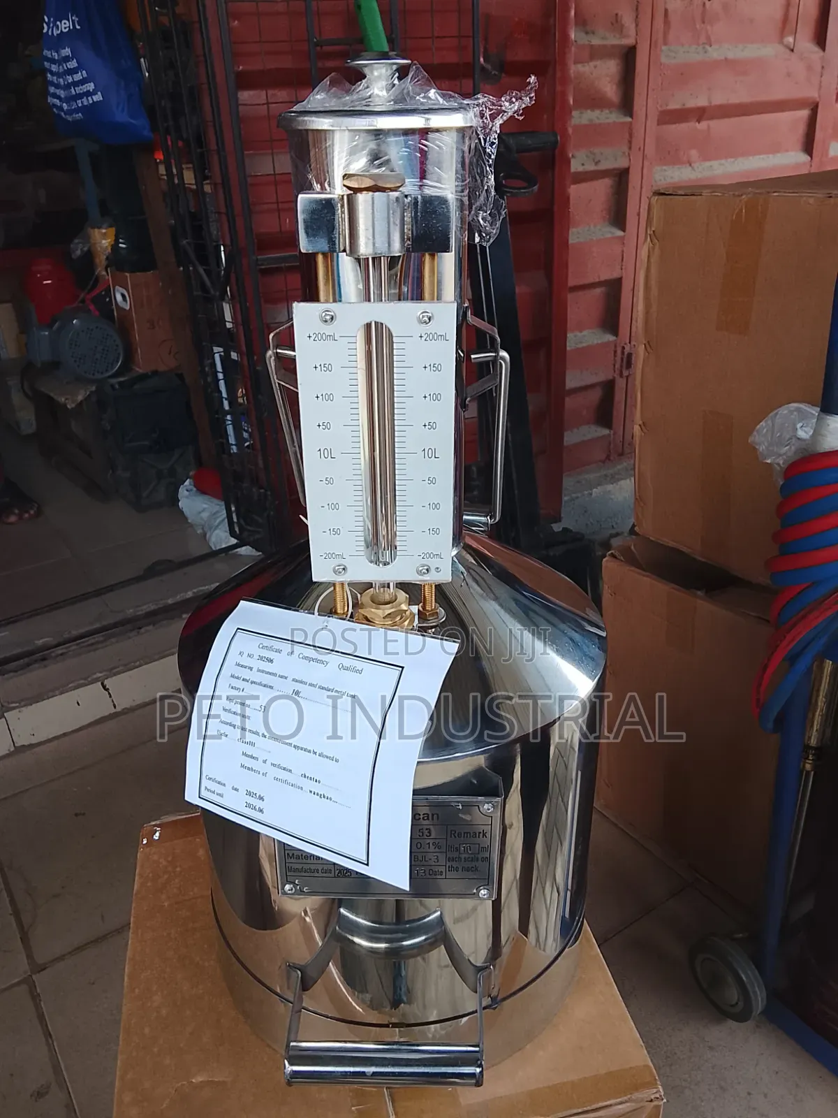 10 Litres Stainless Measuring Can