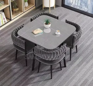 Unique Dining Table With Velvet Chairs