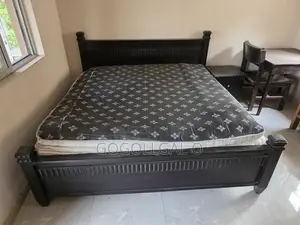 Bed Mattress Bedframe and Sidestools