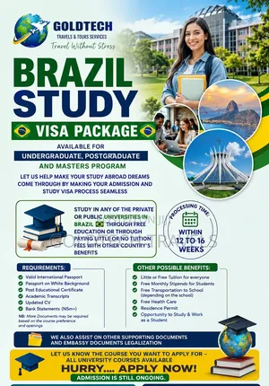 Brazil Study Visa Package Available For Undergraduate And Postgraduate