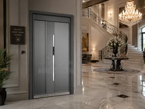Fire Proof Security Door With Smart Lock 4ft by 7ft Digital Door