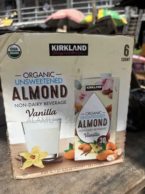 Kirkland Signature Organic Unsweetened Vanilla Almond Milk!