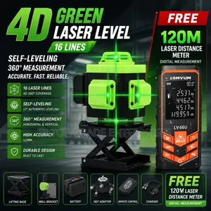 Get Accurate Measurements in Seconds — Free 120m Laser Meter Included!