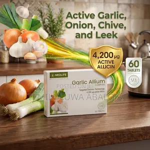 Garlic Allium Complex for Heart, Immune Antioxidant Support.