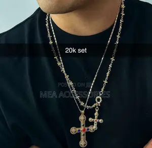 Unisex 2in1 Necklace Set