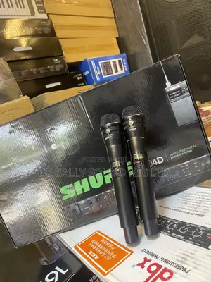 Shure High Quality Dual Handheld Microphone