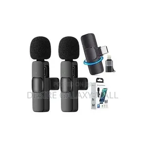  Dual Wireless Lapel Microphone Set